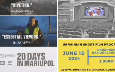 Day 2, June 15th – 93 minute presentation of 2024 Oscar Award Winning Documentary 20 Days in Mariupol